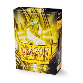 Dragon Shield Japanese Sleeves Matte - Yellow 60ct. (AT-11114)