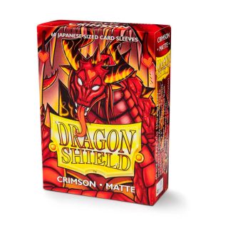 Dragon Shield Japanese Sleeves Matte - Crimson 60ct. (AT-11121)