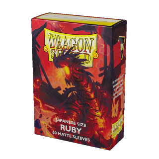 Dragon Shield Japanese Sleeves Matte - Ruby 'Geledar' 60ct.