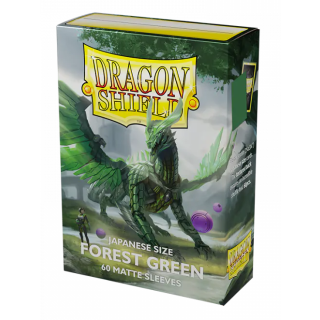 Dragon Shield Japanese Sleeves Matte - Forest Green 60ct.