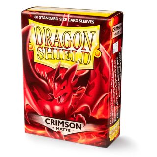 Dragon Shield Standard Sleeves Matte - Crimson 60ct. (AT-11221)