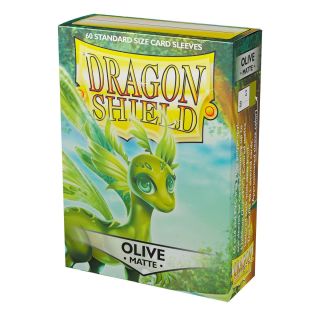 Dragon Shield Standard Size Sleeves Matte - Olive 60ct (AT-11240)