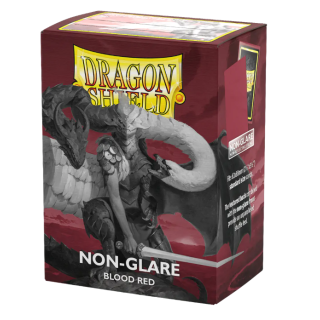 Dragon Shield Standar Sleeves Matte Non Glare 100ct - Blood Red