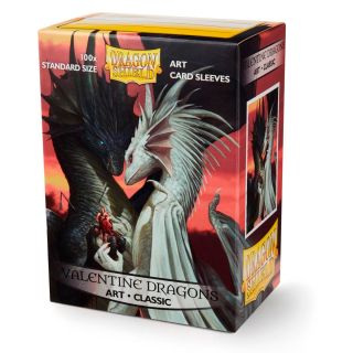 Dragon Shield Standard Sleeves Art - Valentine Dragons 100ct. (AT-12019)