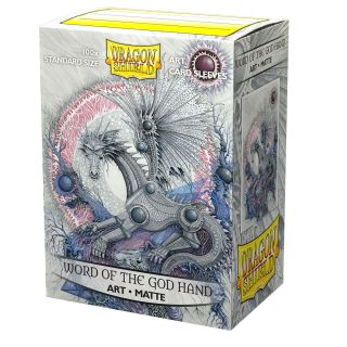 Dragon Shield Standard Size Sleeves Art Matte - Word of the God Hand 100ct (AT-12039)