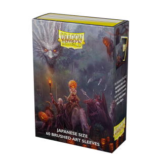 Dragon Shield Japanese Sleeves Brushed  Art - Halloween 2022 60ct.