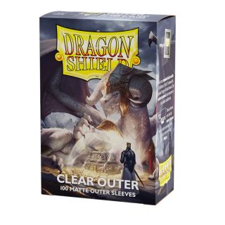 Dragon Shield Standard Outer Sleeves - Matte Clear 100ct