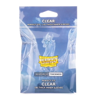 Dragon Shield Sleeves - Perfect fit - Standard size - Inner Sleeves - Thick Inner - Clear 100ct