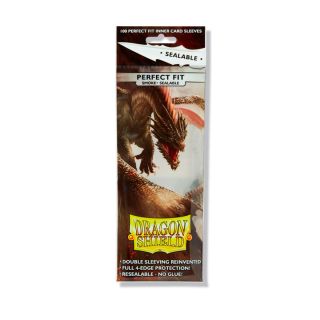 Dragon Shield Standard Sleeves Perfect Fit Sealable - Smoke 100ct. (AT-13223)