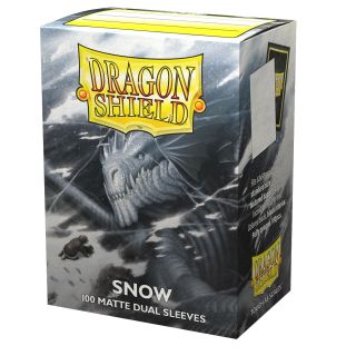 Dragon Shield Standard Sleeves Matte Dual - Snow 100ct.