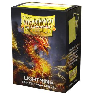 Dragon Shield Standard Sleeves Matte Dual - Lightning 100ct.