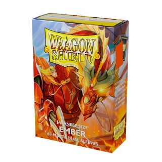 Dragon Shield Japanese Sleeves Matte Dual - Ember 'Alaria, Warrior Princess' 60ct.