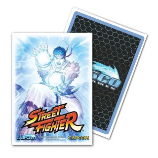 Dragon Shield Standard Size Sleeves Art Matte 100ct - Street Fighter - Ryu