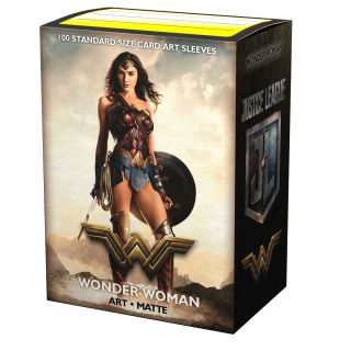 Dragon Shield Standard Sleeves Art Matte - Justice League - Wonder Woman 100ct (AT-16016)