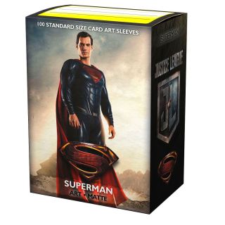 Dragon Shield Standard Sleeves Art Matte - Justice League - Superman 100ct (AT-16018)