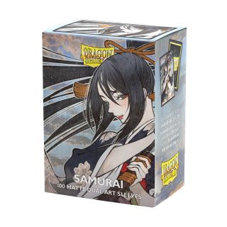 Dragon Shield Standard Size Sleeves - Matte Dual Art - Samurai 100ct.