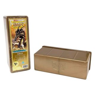 Dragon Shield Four Compartment Box  - Gold (AT-20306) ***OOP***