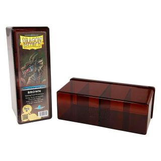 Dragon Shield Four Compartment Box  - Brown (AT-20311) ***OOP***