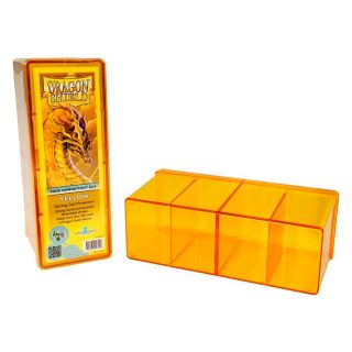 Dragon Shield Four Compartment Box  - Yellow (AT-20314) ***OOP***