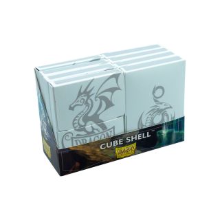 Dragon Shield Cube Shell - White 8ct. (AT-30505)