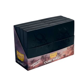 Dragon Shield Cube Shell - Shadow Black 8ct. (AT-30524)