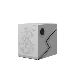 Dragon Shield Deck Double Shell - Ashen White/Black