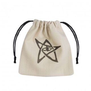 Q-Workshop: Call of Cthulhu Beige black Dice Bag (BCTH101)