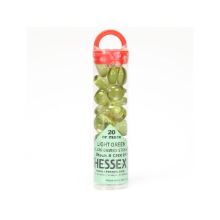 Chessex Light Green Stones Qty 20 or more in 5 1/2' Tube (01135)