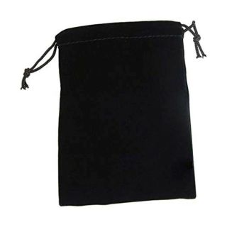 Chessex Small Dice Bag Suedecloth - Black (02378)
