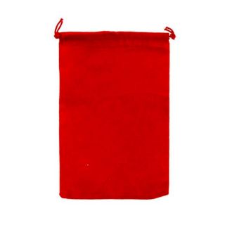 Chessex Large Dice Bag Suedecloth - Red (02394)