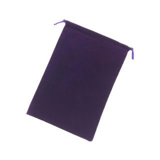 Chessex Large Dice Bag Suedecloth - Purple (02397)