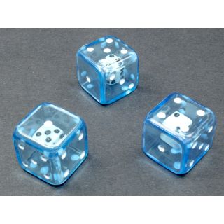 Chessex 19mm Double Dice Blue/white (KOP10298)