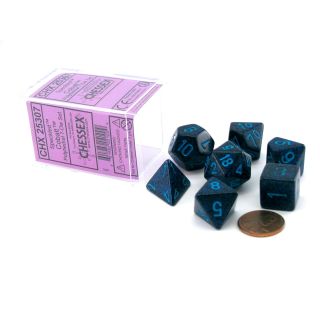 Chessex Speckled Polyhedral Cobalt 7-Die Set (25307)