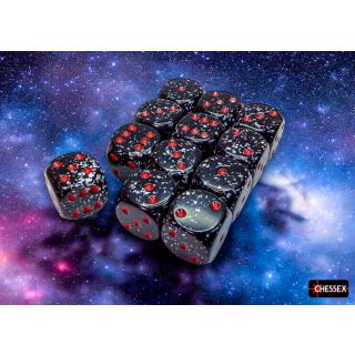 Chessex Speckled Space 16mm d6 Dice Block(12 ct)