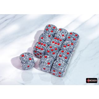 Chessex Speckled Granite 16mm d6 Dice Block (12 ct)