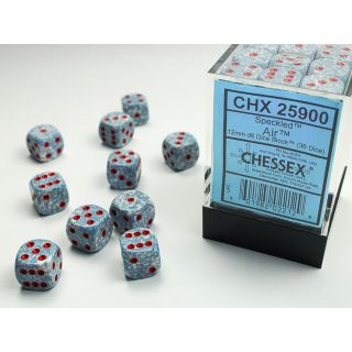 Chessex Speckled 12mm d6 Dice Block (36ct.) - Air