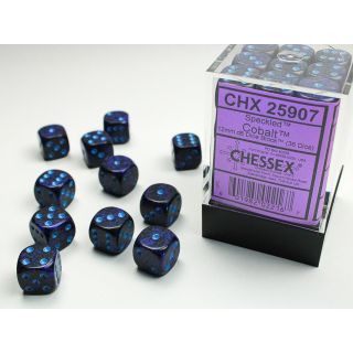 Chessex Speckled 12mm d6 Dice Block (36ct.) - Cobalt