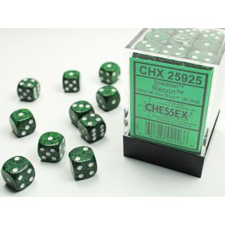 Chessex Speckled 12mm d6 Dice Block (36ct.) - Recon