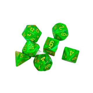 Chessex Bag of 20 - Vortex Slime / Yellow (LE896)