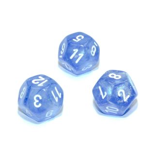 Chessex Borealis? Polyhedral Sky Blue/white Luminary d12 1ct. **Special Offer**