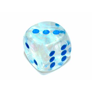 Chessex Borealis® 30mm w/pips Icicle/light blue Luminary d6 1ct.