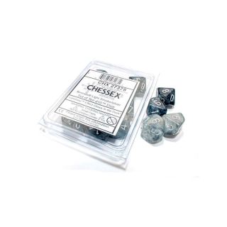Chessex Borealis® Light Smoke/silver Luminary Set of Ten d10s (27378)