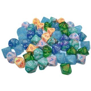 Chessex Bag of 50 Dice Menagerie #10 d10