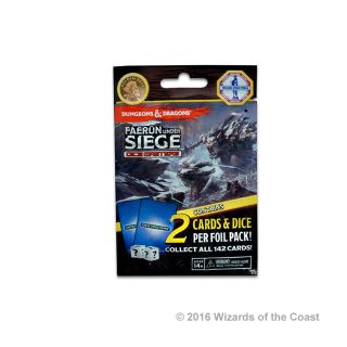Dice Masters Faerûn Under Siege 2-cards and dice foil pack (72174)