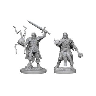 Pathfinder Deep Cuts Unpainted Miniatures: Human Male Cleric (72600)