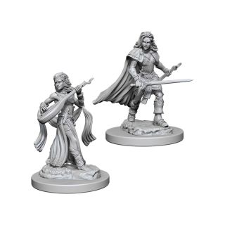Pathfinder Deep Cuts Unpainted Minis: Human Female Bard (72610)