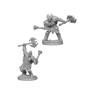 Pathfinder Unpainted Miniatures: Half-Orc Male Barbarian (72613)