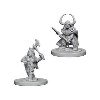 D&D Nolzur's Marvelous Unpainted: Dwarf Female Barbarian (72645)