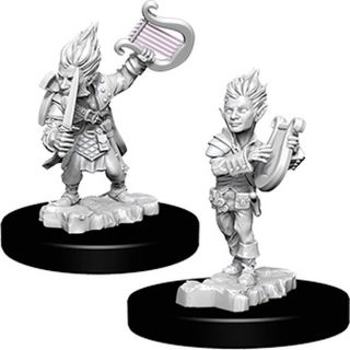 Pathfinder Deep Cuts Unpainted Miniatures: Gnome Male Bard (73344)