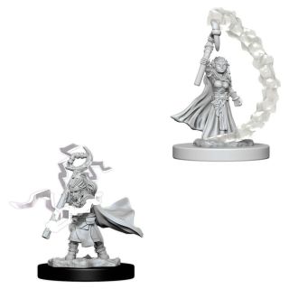 Pathfinder Deep Cuts Unpainted Miniatures: Gnome Female Sorcerer (73345)